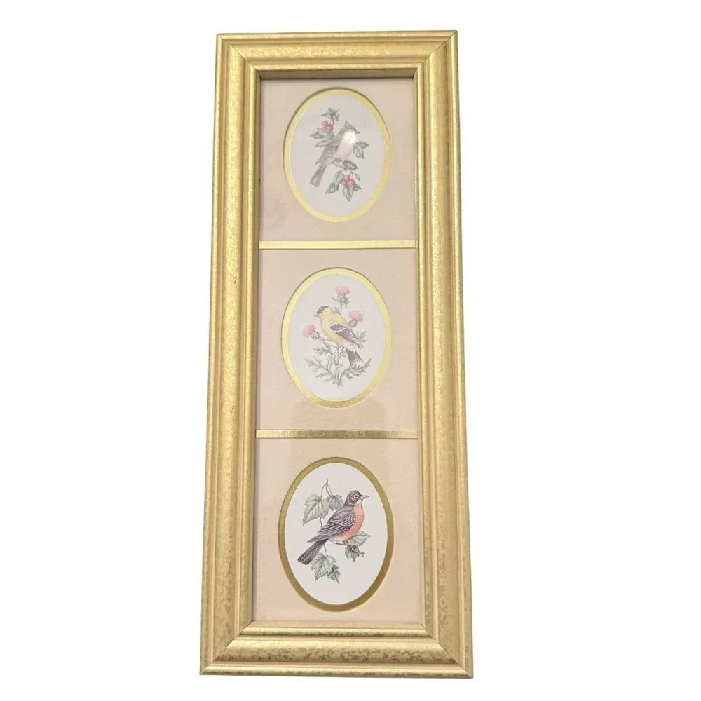 Heartfelt Collection Matted Bird Print Fold Frame 4